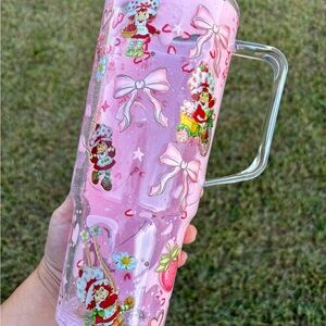 Strawberry Character Pink Party Tumbler